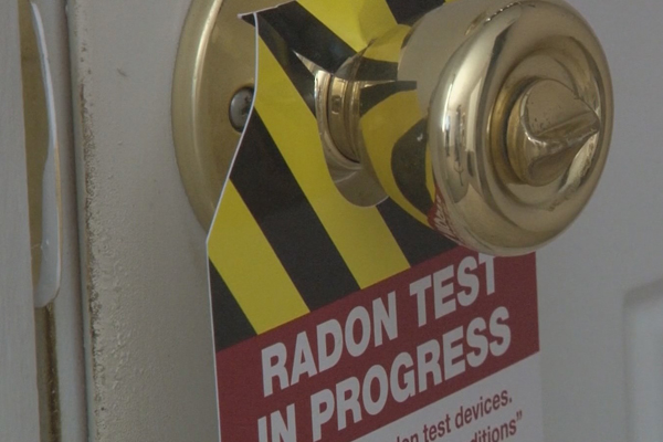 Radon Test in progress